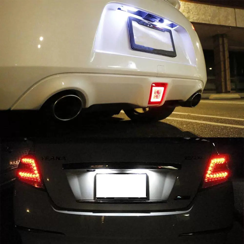 2X White LED License Plate Light 6000K For 2007-2012 NISSAN VERSA HATCHBACK 5DR 6B93BC-57 [9]