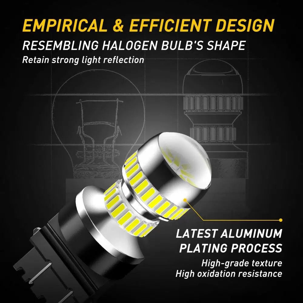 2-10PCS AUXITO 3157 3156 LED Reverse Backup Light Bulbs White Parking DRL Lamp AUXITO [5]