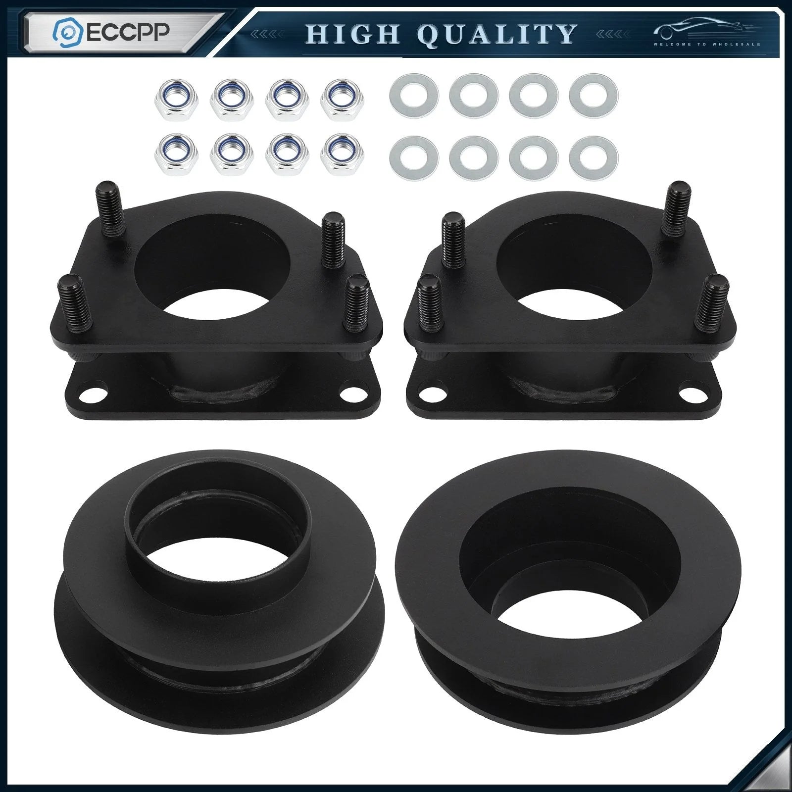 2.5" Front 2" Rear Leveling Lift Kit Steel For Jeep Liberty KJ 2WD 4WD 2002-2007 KOEEP [1]