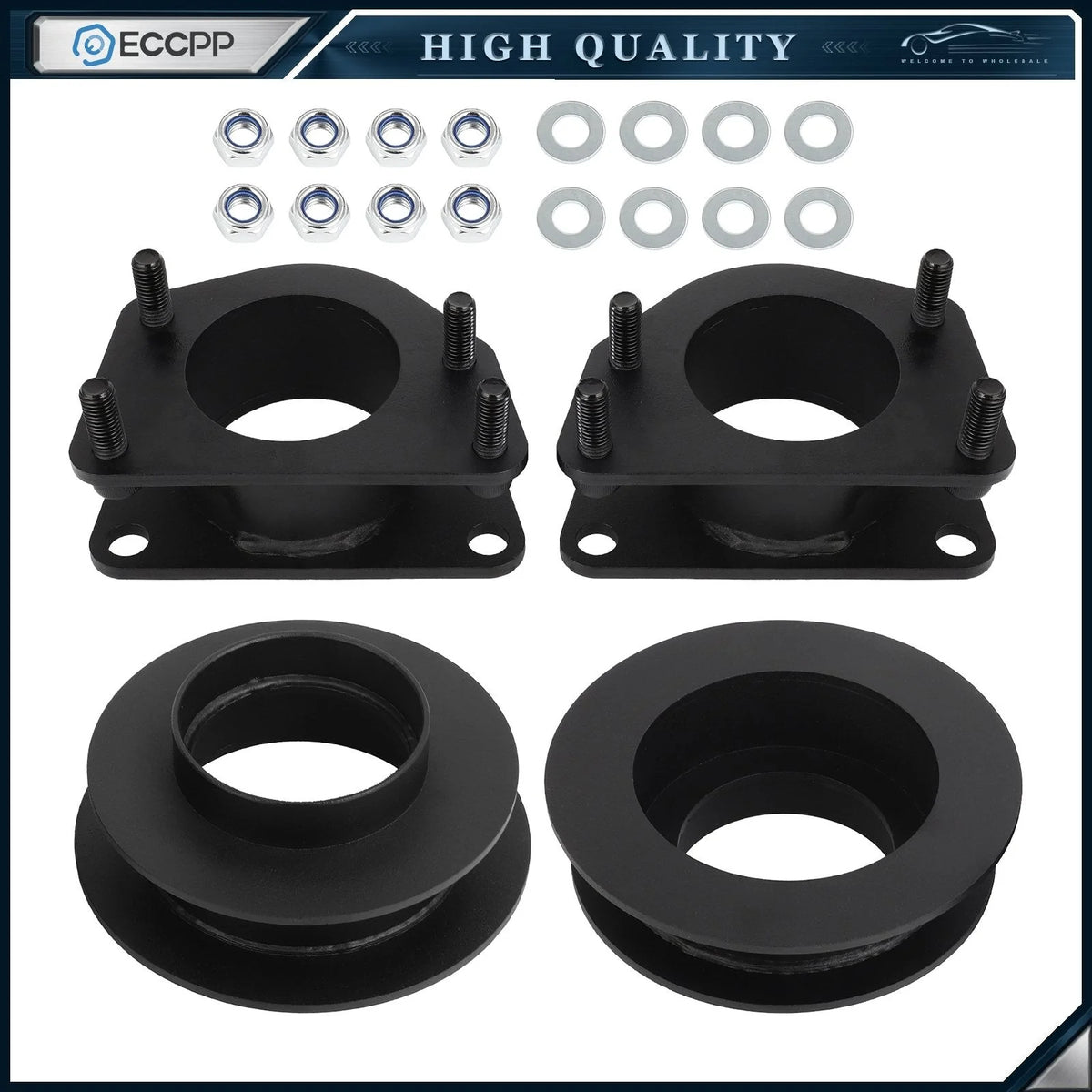 2.5" Front 2" Rear Leveling Lift Kit Steel For Jeep Liberty KJ 2WD 4WD 2002-2007 KOEEP [1]