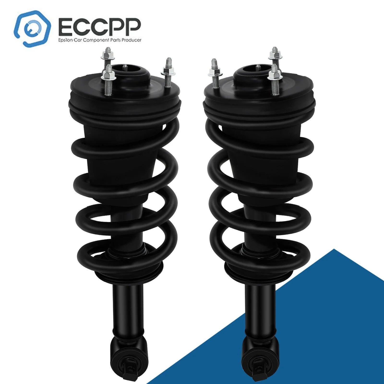 2.5" Front Leveling Kit & Front Complete Struts For Chevy Silverado GMC Sierra KOEEP [2]