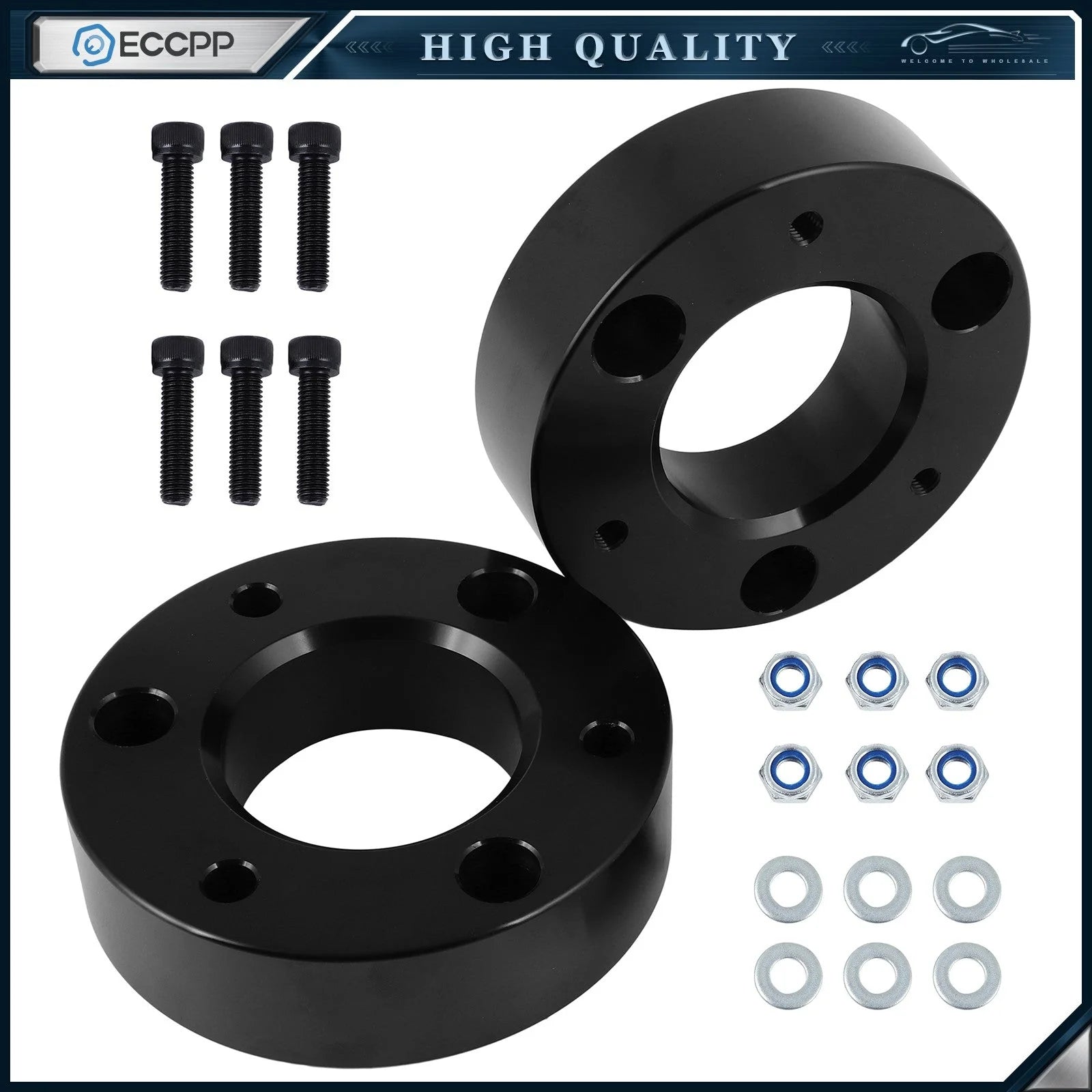 2.5" Front Leveling Kit & Front Complete Struts for Chevy Silverado Sierra GMC KOEEP [7]