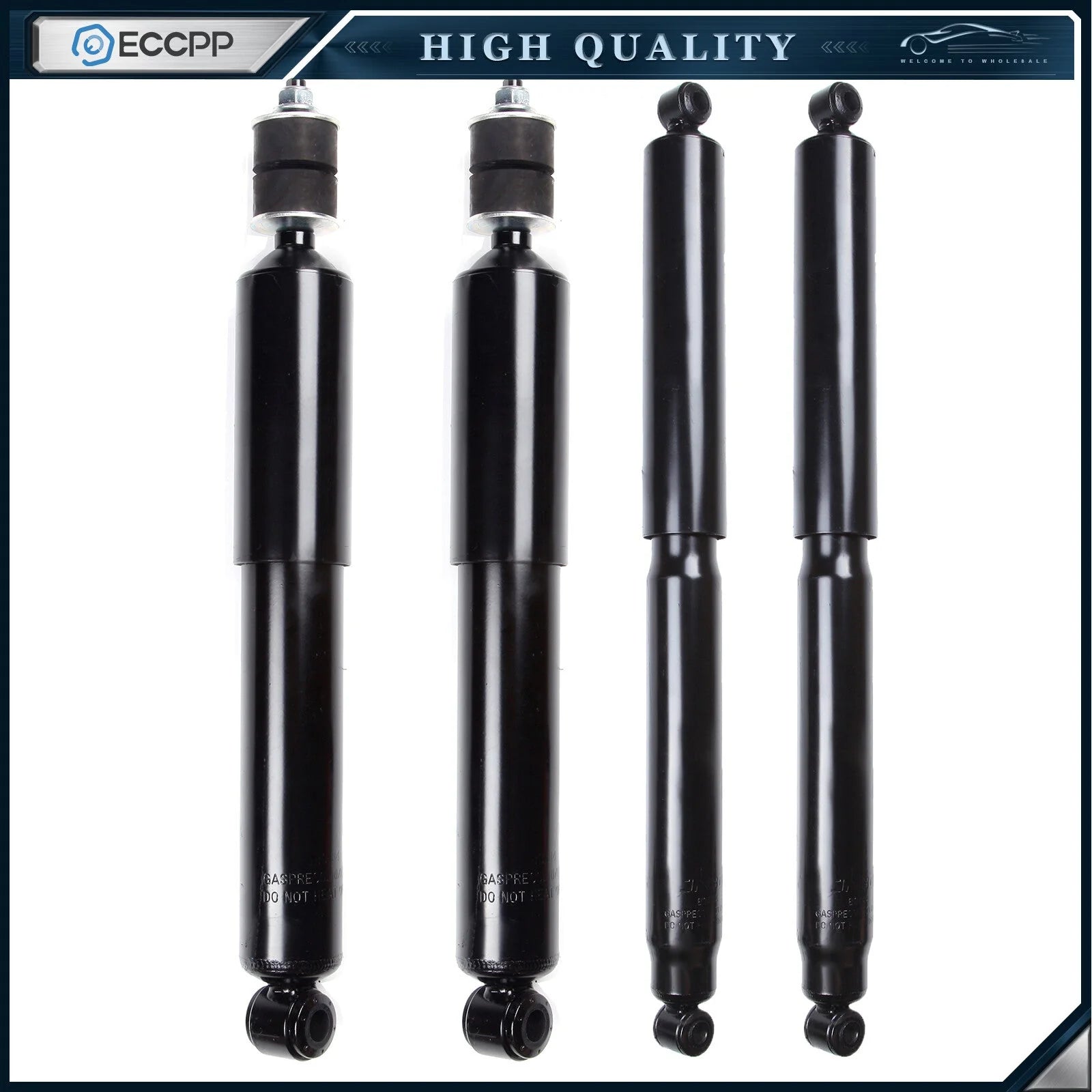 2.5" Front Leveling Kit & Shock Strut For 99-04 Ford F-250 F-350 Super Duty 2WD KOEEP [9]
