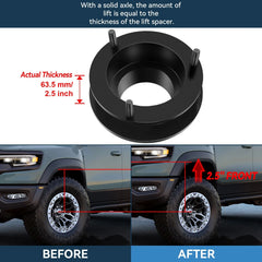 2.5 inch Front Lift Steel Leveling Lift Kit For Dodge Ram 1500 2500 3500 4WD 4x4 KOEEP [2]