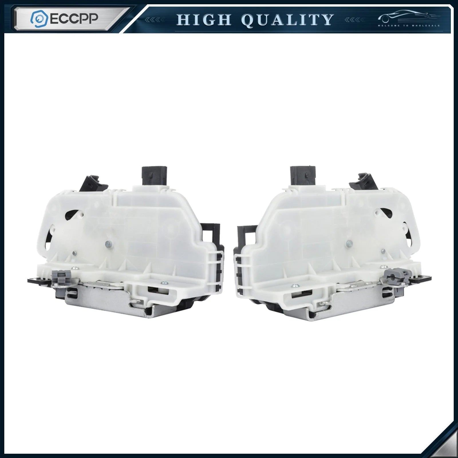 2 Door Lock Actuators Rear Left & Right Fits 2009-2014 Ford F-150 Pickup 4-Door KOEEP [1]