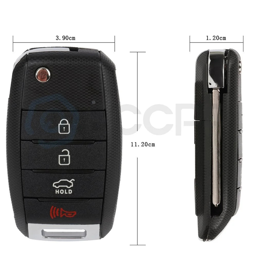2 For Kia Optima 2014 2015 Remote Keyless Entry System 4 Buttons KOEEP [11]