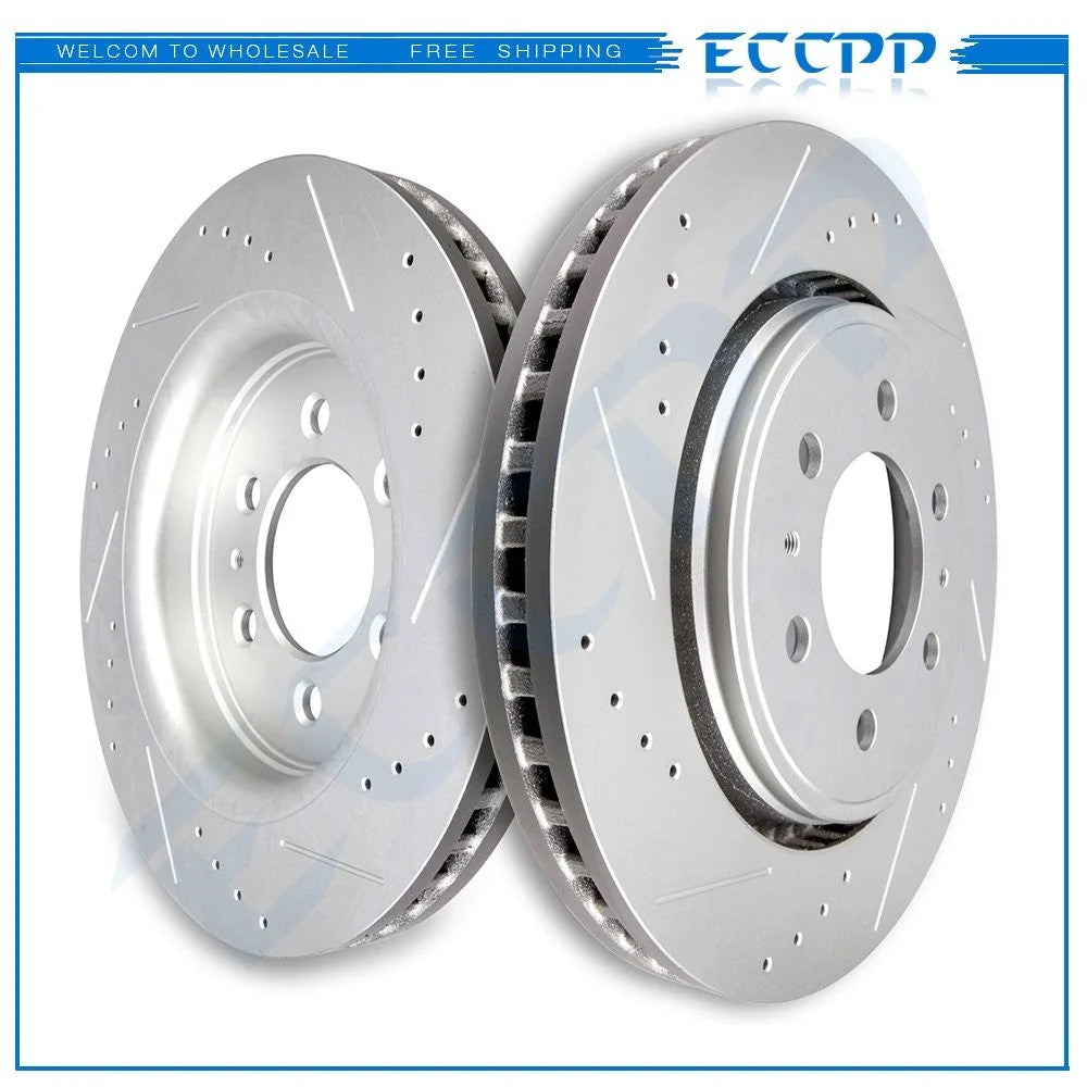 2 Front Brake Rotors For FORD EXPEDITION F-150 2007-2021 LINCOLN NAVIGATOR KOEEP [1]