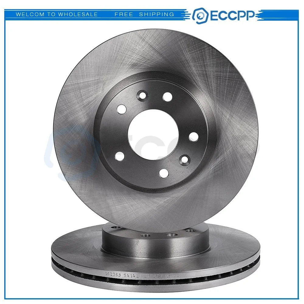 2 Front Brake Rotors For Ford Fusion Milan 2.3L 2.5L 3.0L 6B93BC-57 [1]