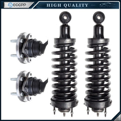 2 Front Complete Strut + 2 Wheel Hub Bearings For Ford Lincoln Mercury 06-11 KOEEP [1]