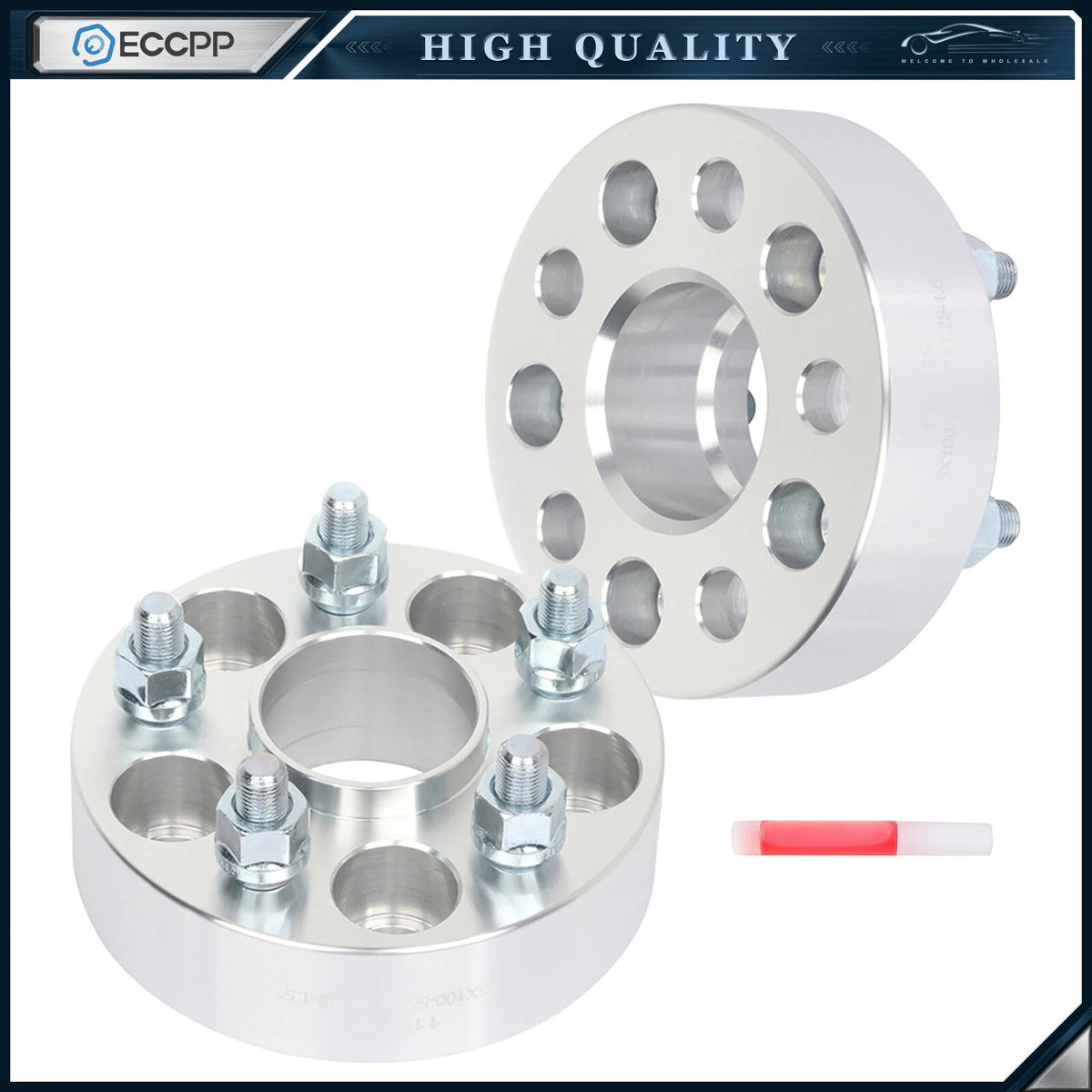 2 Hubcentric Wheel Spacers 1.5" 5x100 For Subaru Impreza Forester Legacy Outback KOEEP [1]