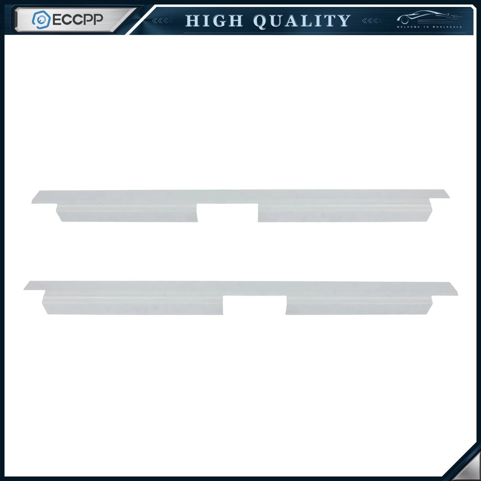 2 Outer Rocker Panels For 2003-2007 2008 Toyota For Corolla Sedan 4-Door KOEEP [2]