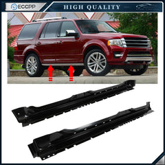 2 Outer Rocker Panels For 2003-2016 2017 Ford Expedition NOT For EL Models KOEEP [1]