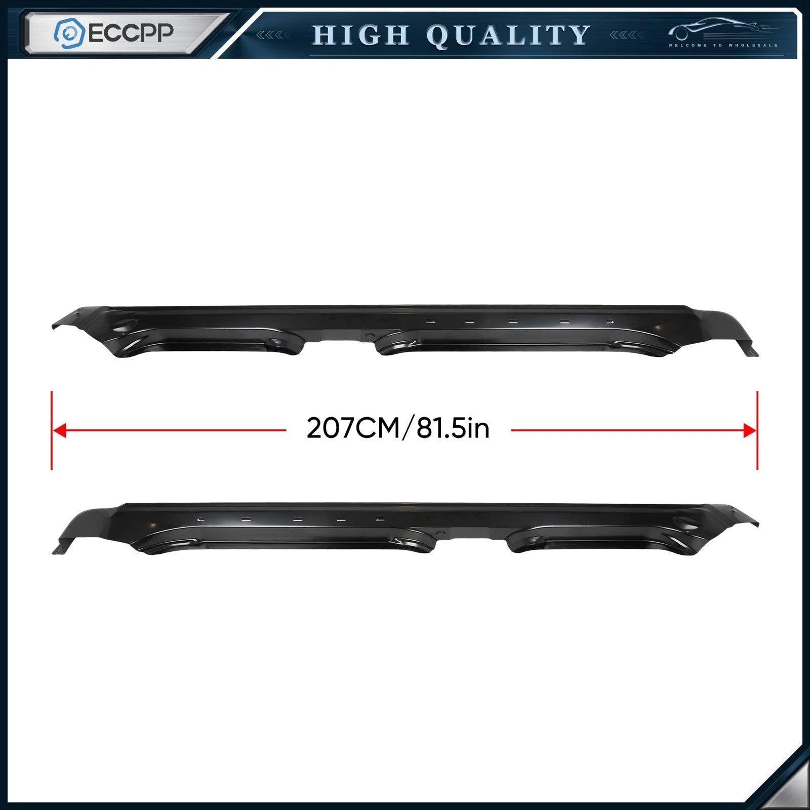 2 Outer Rocker Panels For 2003-2016 2017 Ford Expedition NOT For EL Models KOEEP [9]