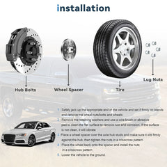 2 Pcs 17mm 5x100 or 5x112 Hub Centric Wheel Spacers 14x1.5 For Volkswagen Audi KOEEP [4]