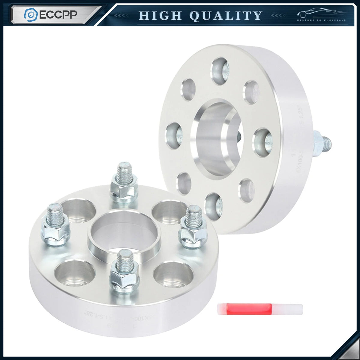 2 Pcs 1.25" 4x100 Hubcentric Wheel Spacers 12x1.5 For Toyota Corolla Scion xA xB 6B93BC-57 [1]