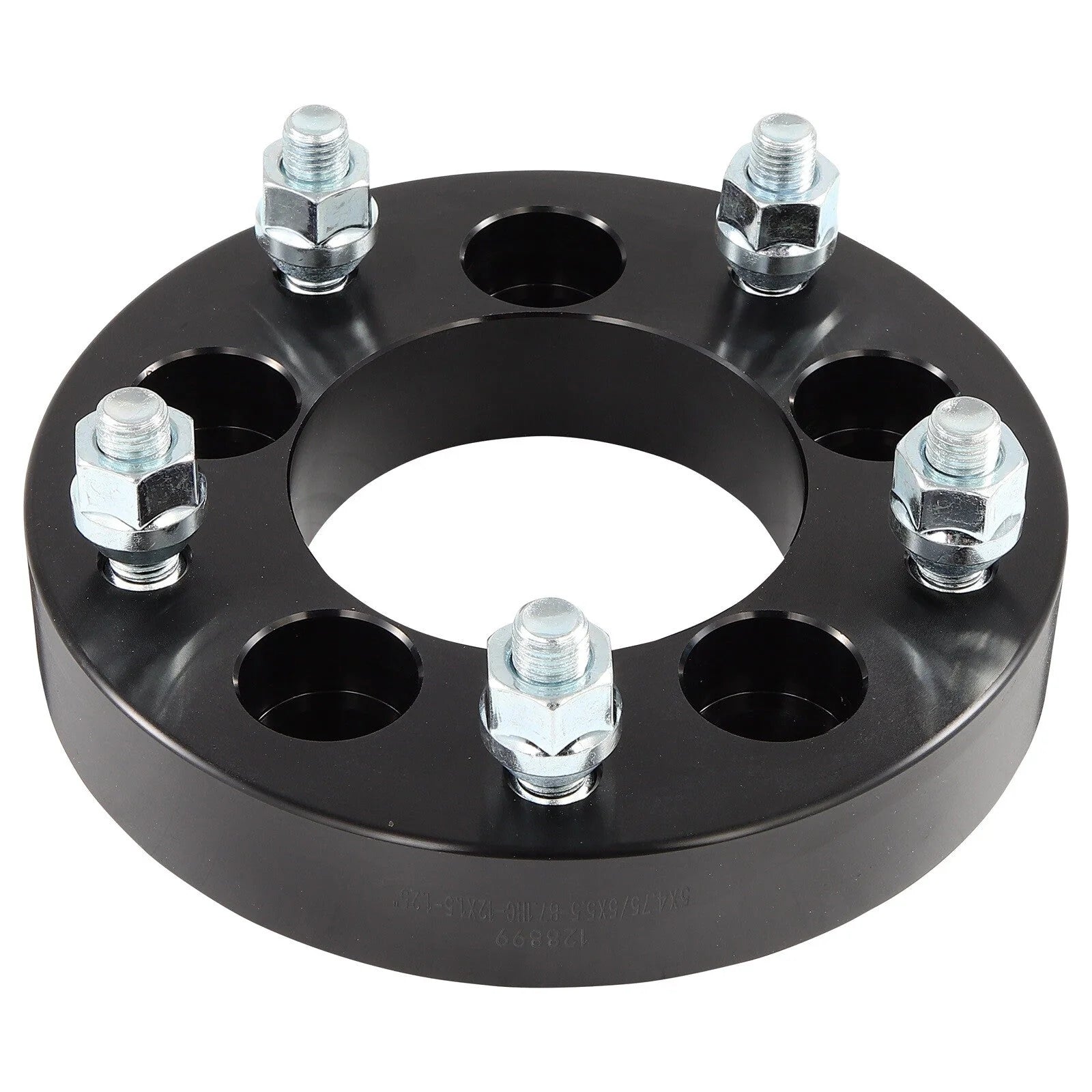 2 Pcs 1.25" 5x4.75 to 5x5.5 Wheel Adapters 12x1.5 For Chevy 5x120.65 to 5x139.7 KOEEP [6]