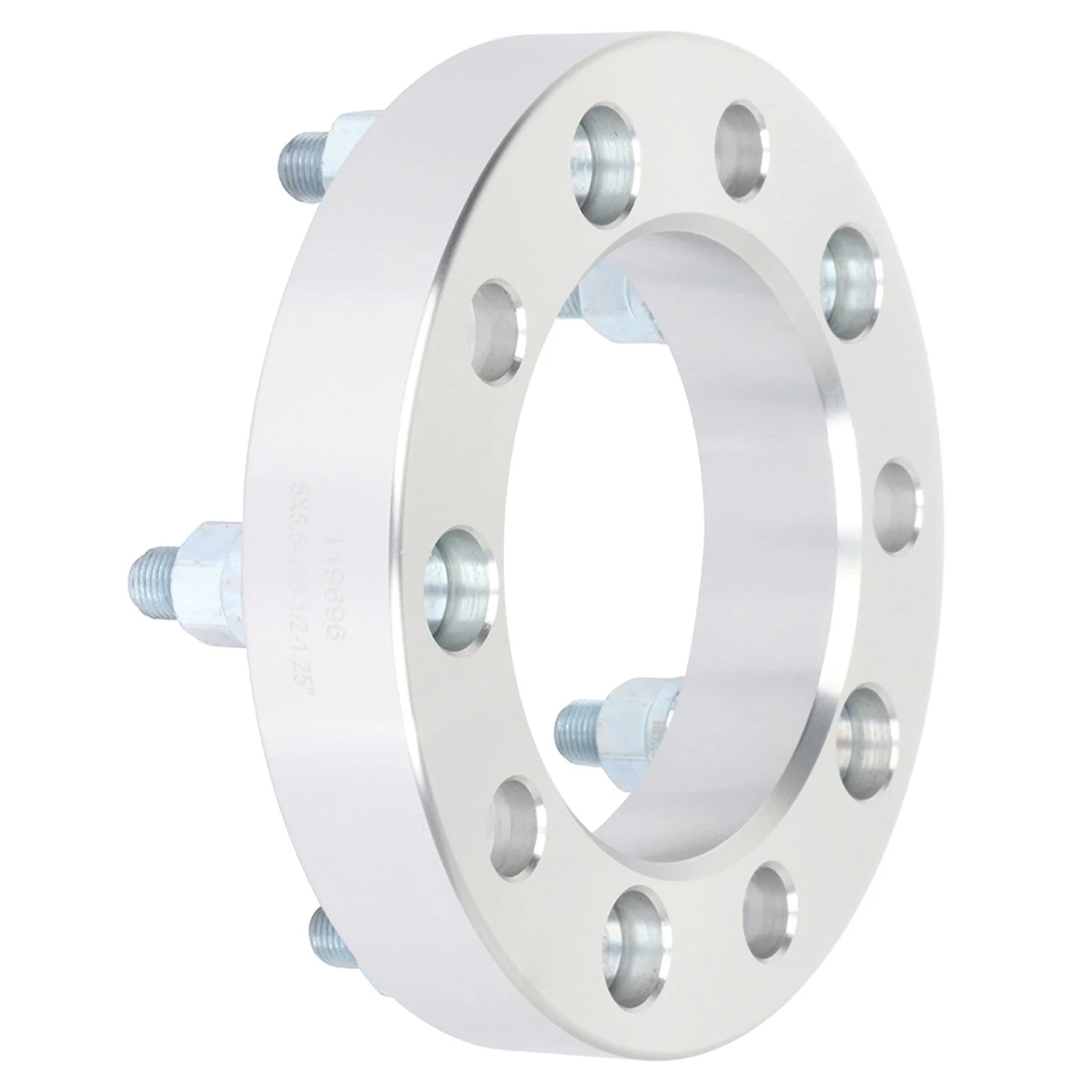 2 Pcs 1.25 inch Wheel Spacers 5x5.5 1/2"x20 For Dodge Ram 1500 Ford F-150 Bronco KOEEP [9]