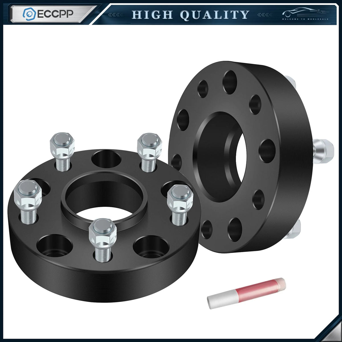 2 Pcs 1.5" 5x5.5 Hub Centric Wheel Spacers 9/16"x18 For Dodge Ram 1500 Dakota 6B93BC-57 [1]