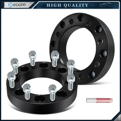 2 Pcs 1.5" 8x6.5 to 8x180 Conversion Wheel Adapters 14x1.5 For Chevy GMC 8 Lug 6B93BC-57 [1]