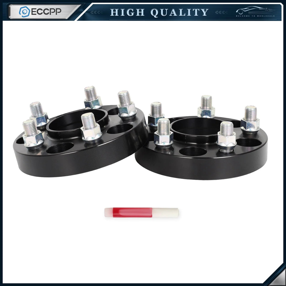 2 Pcs 1" 5x4.5 Hub Centric Wheel Spacers 14x1.5 For Ford Mustang 2015 2016-2025 6B93BC-57 [1]