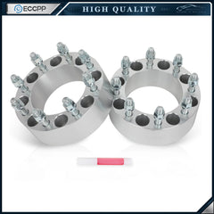 2 Pcs 2.5" 8x6.5 Wheel Spacers 9/16"-18 For Ford F-250 F-350 Dodge Ram 2500 3500 6B93BC-57 [1]