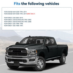2 Pcs 2.5" 8x6.5 Wheel Spacers 9/16"-18 For Ford F-250 F-350 Dodge Ram 2500 3500 6B93BC-57 [3]