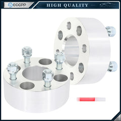 2 Pcs 2" 4x101.6/ 4x4" Wheel Spacers 1/2"x20 Studs 59mm CB For EZ Go Golf Carts KOEEP [1]