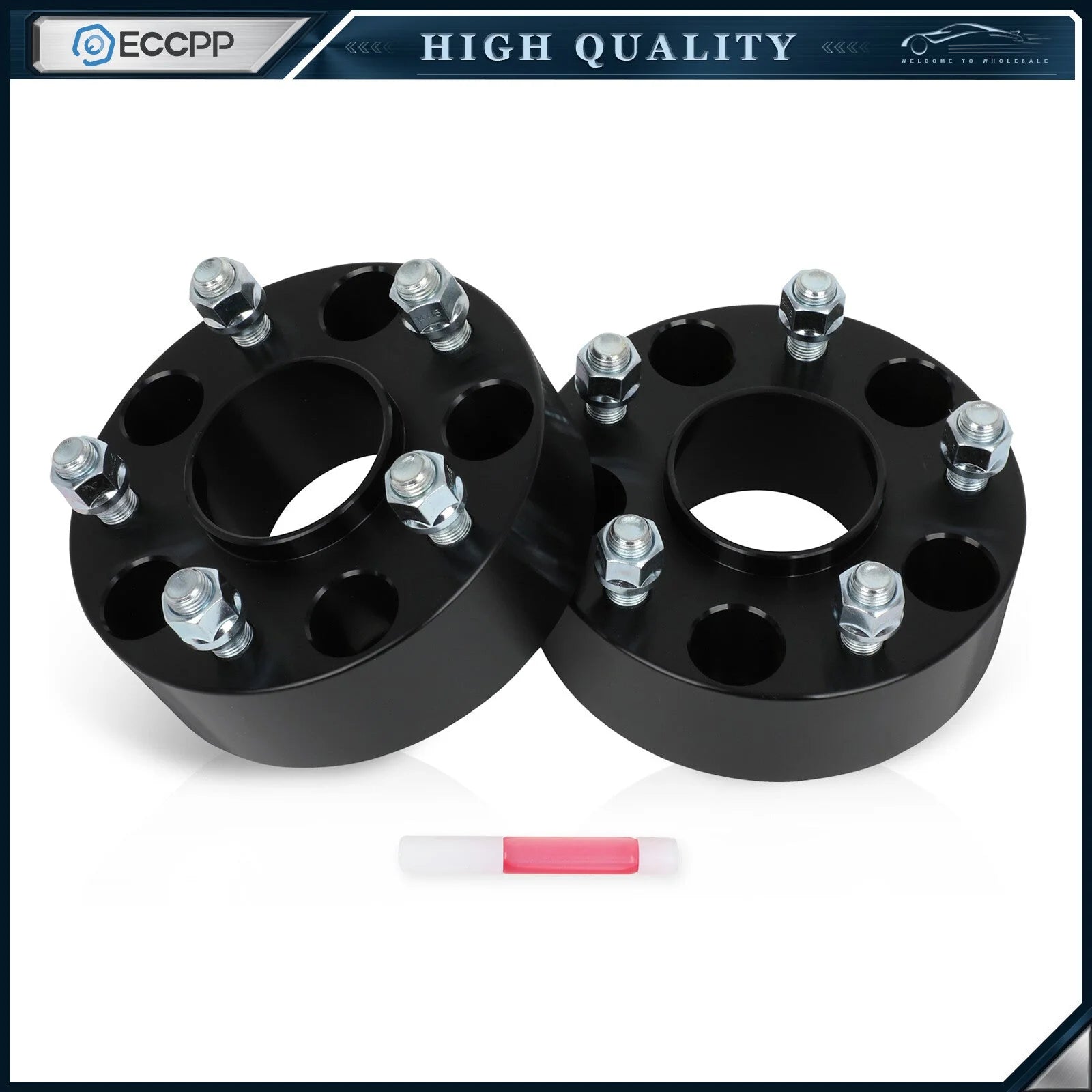 2 Pcs 2" 5x5 Hubcentric Wheel Spacers 14x1.5 For Jeep Wrangler JL Grand Cherokee 6B93BC-57 [1]