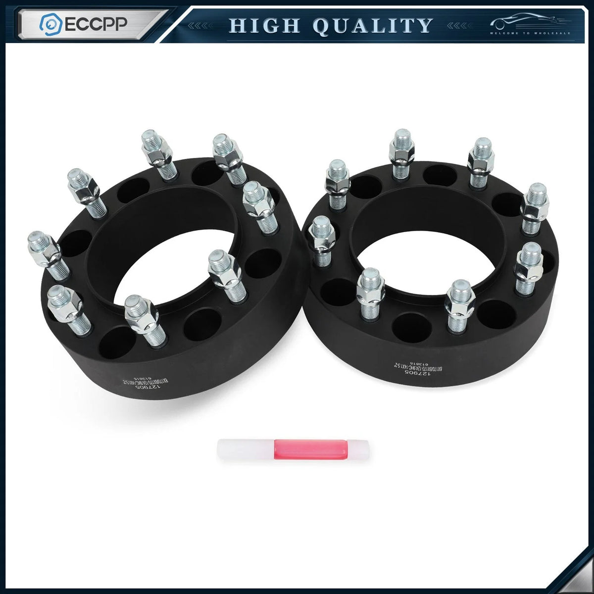 2 Pcs 2" 8x170 Hubcentric Wheel Spacers 14x1.5 For Ford F-250 F-350 Super Duty 6B93BC-57 [1]