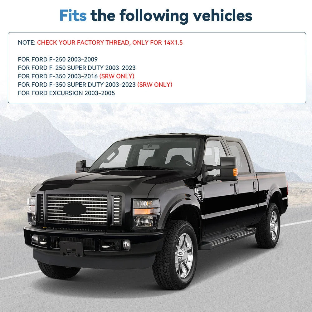 2 Pcs 2" 8x170 Hubcentric Wheel Spacers 14x1.5 For Ford F-250 F-350 Super Duty 6B93BC-57 [3]