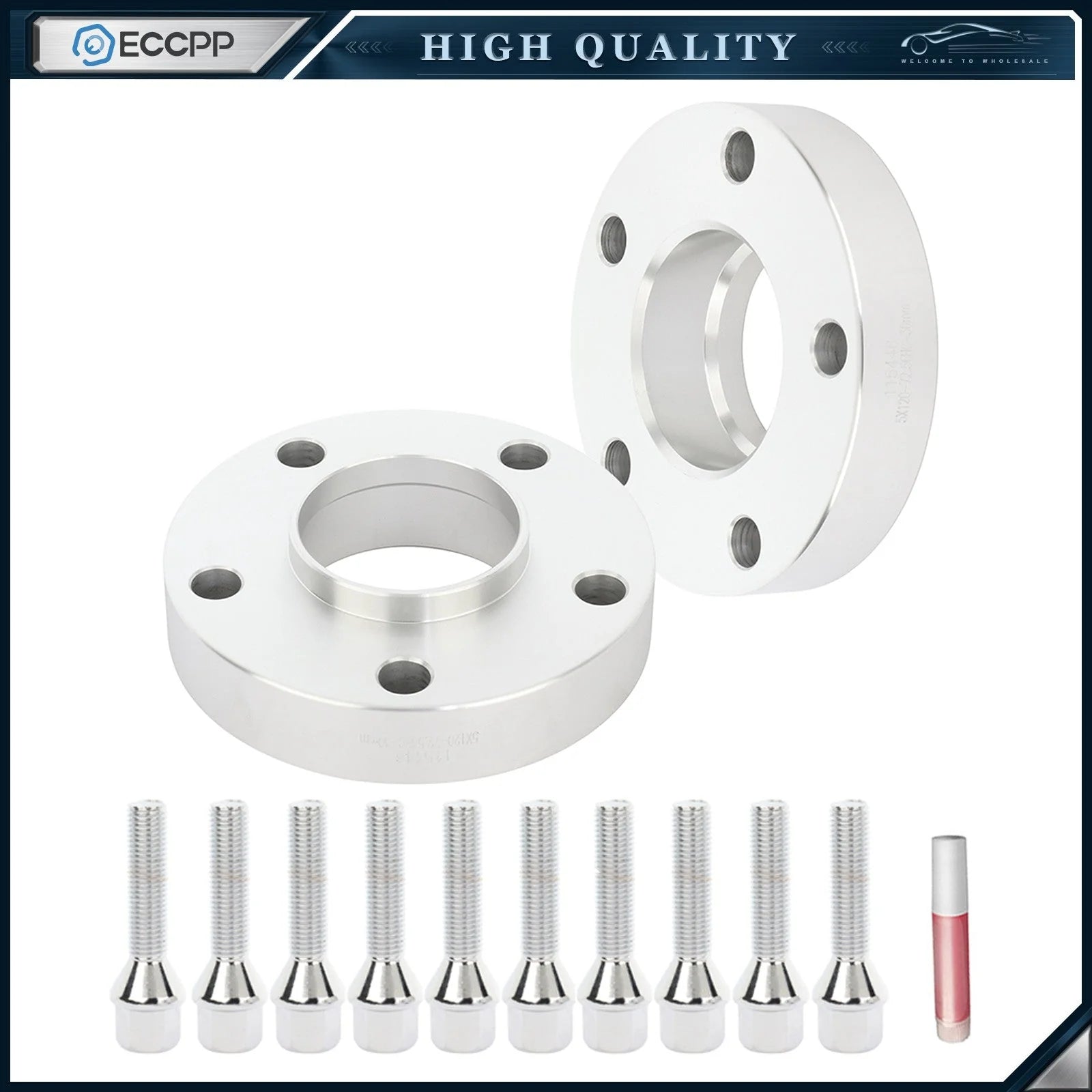 2 Pcs 30mm 5x120 Hub Centric Wheel Spacers 12x1.5 For BMW E36 E60 E90 328i 535i 6B93BC-57 [1]