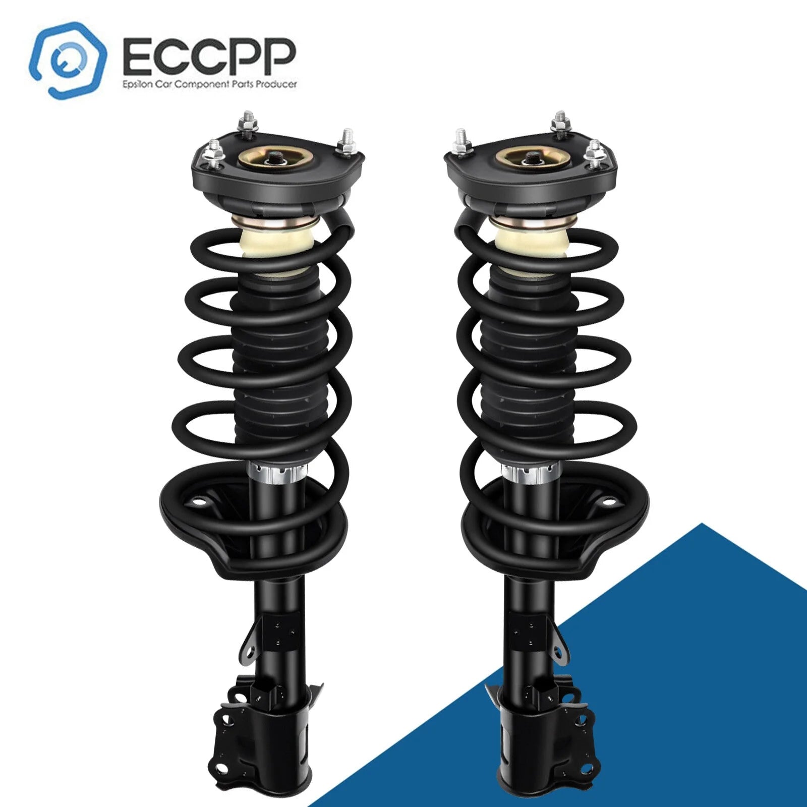 2 Pcs For 00-06 Hyundai Elantra Rear Quick Complete Struts with Springs Assembly KOEEP [1]