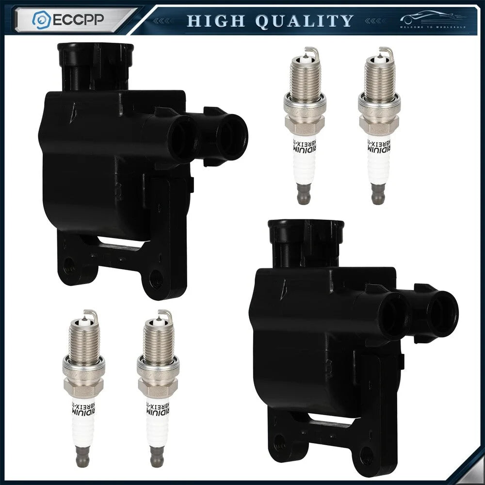 2 Pcs For 2.2L L4 97-01 Toyota Camry 99-01 Solara Ignition Coil and Spark Plug KOEEP [1]