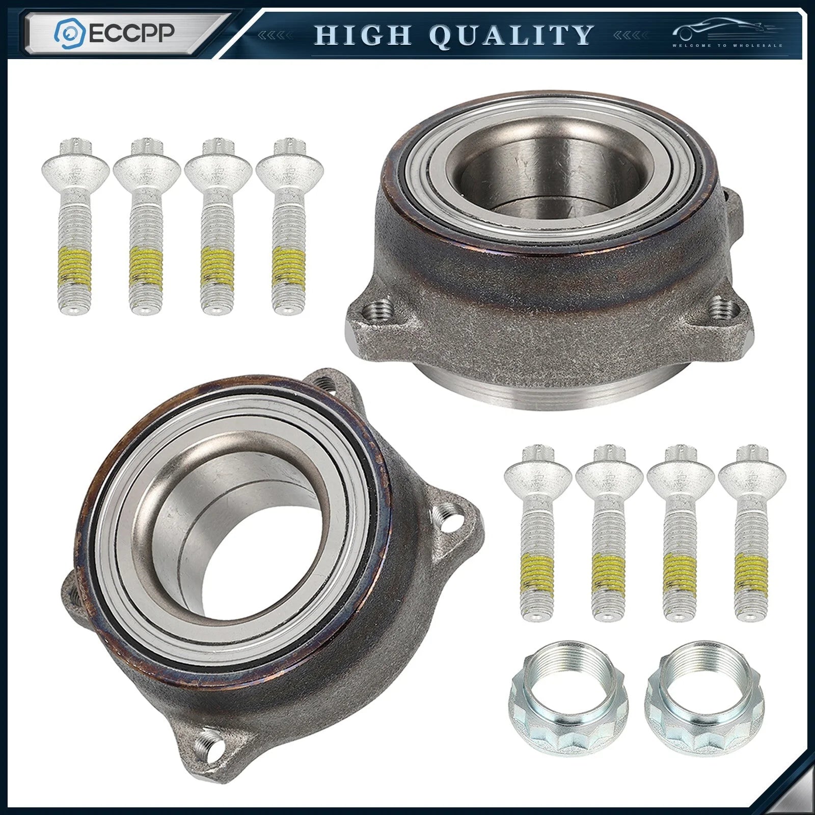 2 Pcs Wheel Bearing Modules Rear For Mercedes-Benz CL550 CL600 CL63 CL65 AMG KOEEP [1]