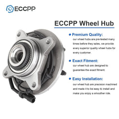 2 Pcs Wheel Hub Bearings Assembly Front For Ford F-150 Expedition 4WD 6 Lug Only KOEEP [4]