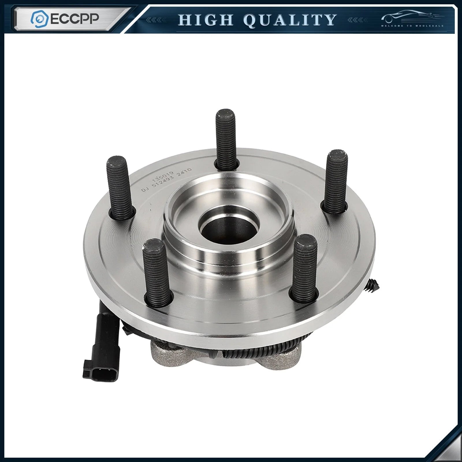 2 Pcs Wheel Hub Bearings Assembly Rear FWD For Dodge Grand Caravan 2012-2020 KOEEP [4]