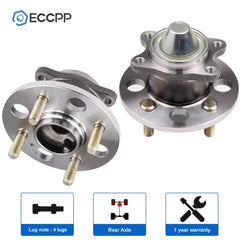 2 Pcs Wheel Hub Bearings Rear For Kia Rio Rio5 1.6L 2006-2011 2008 Non-ABS Model 6B93BC-57 [1]