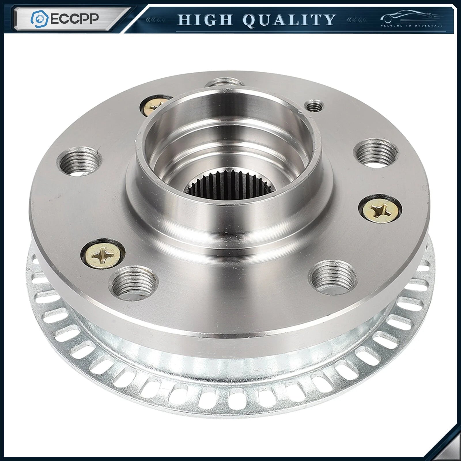 2 Pcs Wheel Hubs Front FWD For 1999-2005 Volkswagen Jetta Golf 1998-2010 Beetle 6B93BC-57 [6]