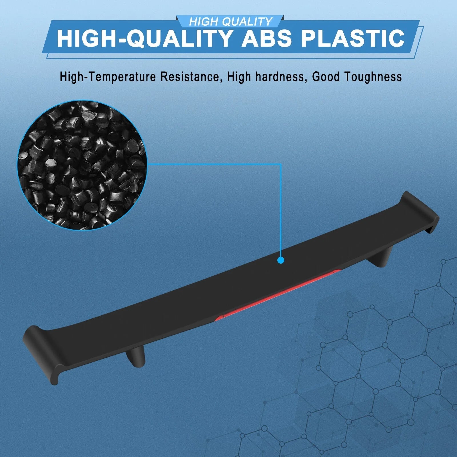 2 Post Universal Matte Black Rear Trunk - ABS w/LED 3rd Brake Light KOEEP [4]