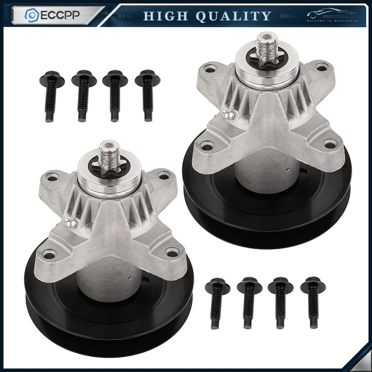2 Spindle Assembly For MTD Cub Cadet 50" RZT50 918-014126 618-04126 918-04125 KOEEP [1]