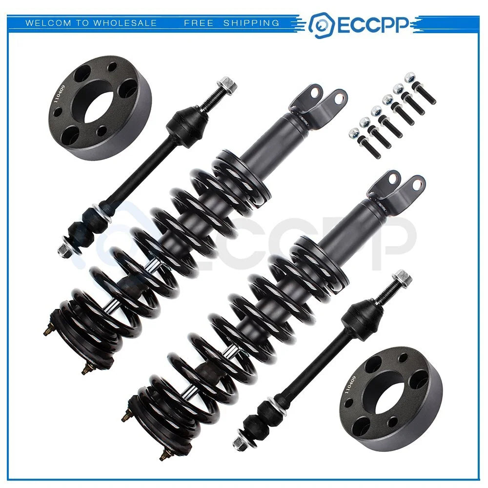 2 Sway Bar 2 Complete Strut & Spring 2 2" Leveling Lift Kit for Dodge Ram 1500 KOEEP [1]