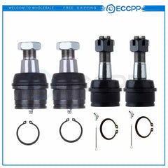 2 Upper 2 Lower Ball Joints Fits Ram 2500 3500 Ford F250 F350 4WD KOEEP [1]