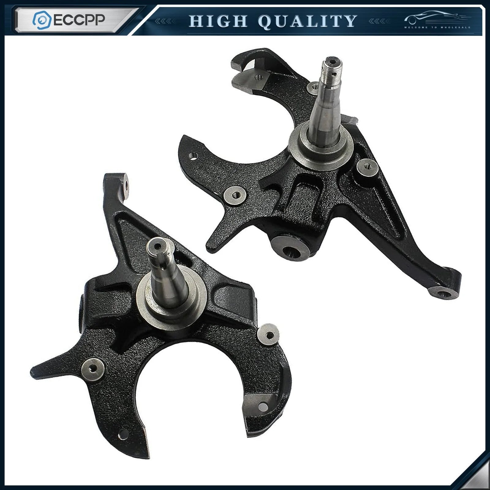 2" Drop Spindle Front For 1982-2004 Chevy S10 GMC Sonoma Jimmy S15 Pickup 2WD KOEEP [1]