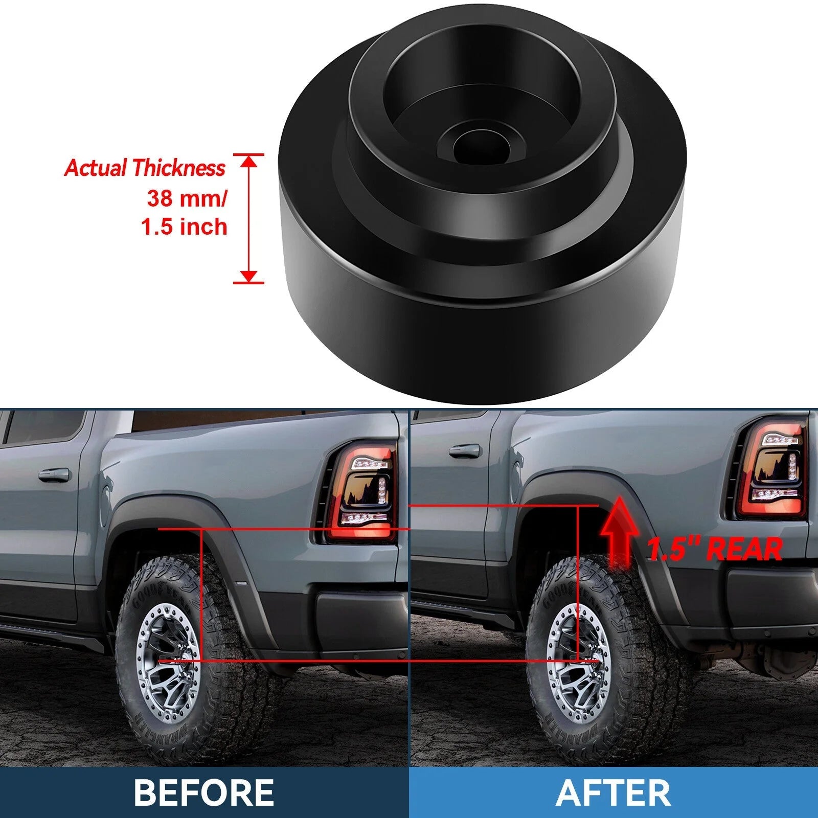 2" Front 1.5" Rear Leveling Lift Kit For Chevrolet Tahoe Suburban 1500 Avalanche KOEEP [3]