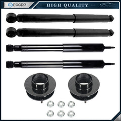 2" Front Leveling Kit & 4X Shocks Struts For 1994-2001 Dodge Ram 1500 2500 4WD KOEEP [1]