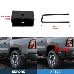2" Front & 3" Rear Leveling Lift Kit + Diff Drop For Toyota Tacoma 4WD 2005-2023 KOEEP [3]