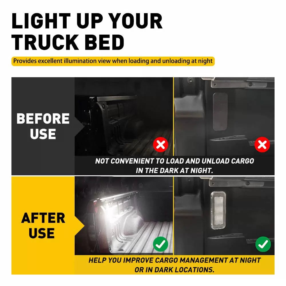 2* LED Bed Lighting Replace Kit For 2020 2021 Toyota 2022 Tacoma Car Accessories 6B93BC-57 [8]