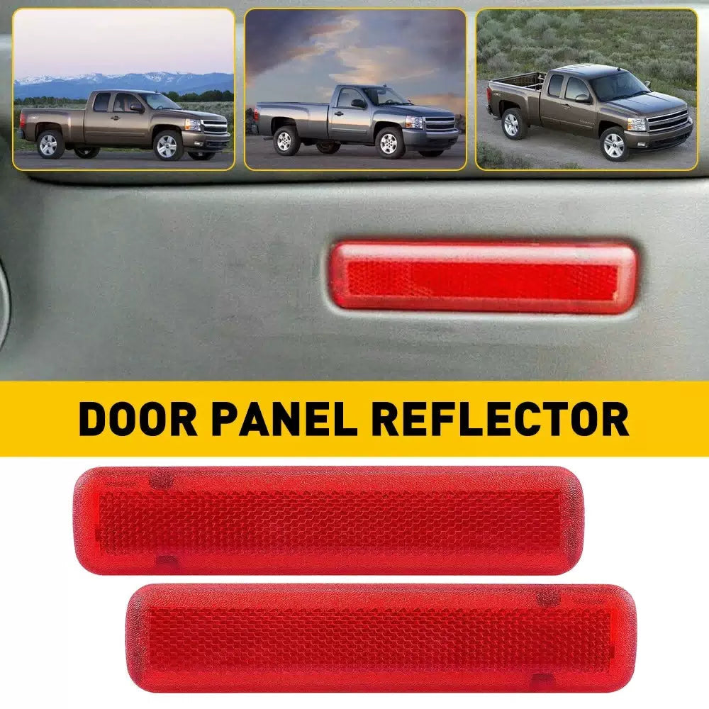 2* Red Panel Light Lens Reflector Rear-Door For Chevrolet GMC Truck SUV Escalade 6B93BC-57 [11]
