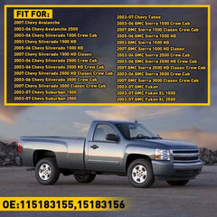 2* Red Panel Light Lens Reflector Rear-Door For Chevrolet GMC Truck SUV Escalade 6B93BC-57 [4]