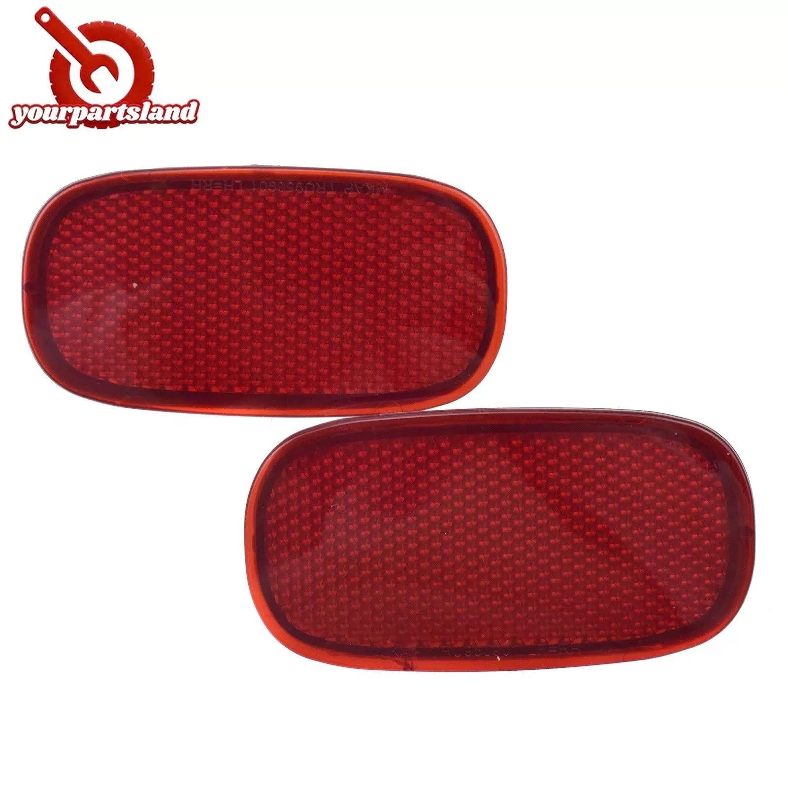 2pc Rear Pair Bumper Side Marker Reflector for Toyota RAV4 1996-2005 81910-42010 6B93BC-57 [1]
